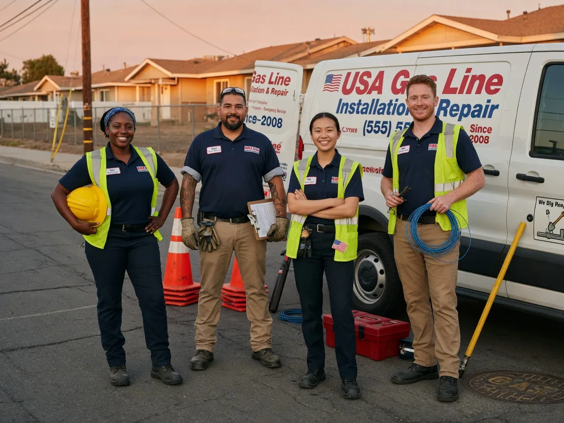 Gas Line Installation company in Winburne, PA